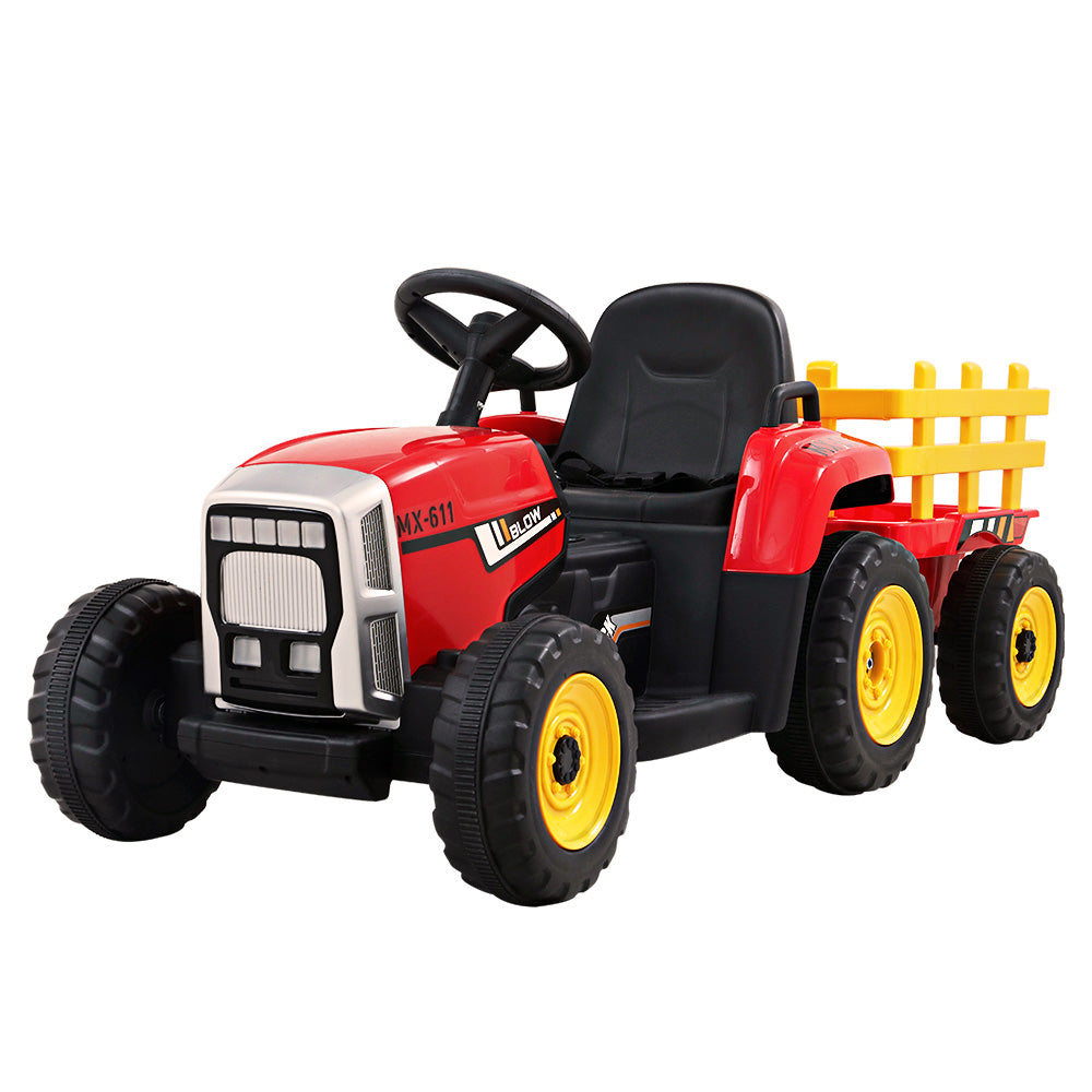 Rigo Kids Electric Ride On Tractor 12V Red - Cosy Abode