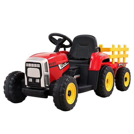 Rigo Kids Electric Ride On Tractor 12V Red - Cosy Abode