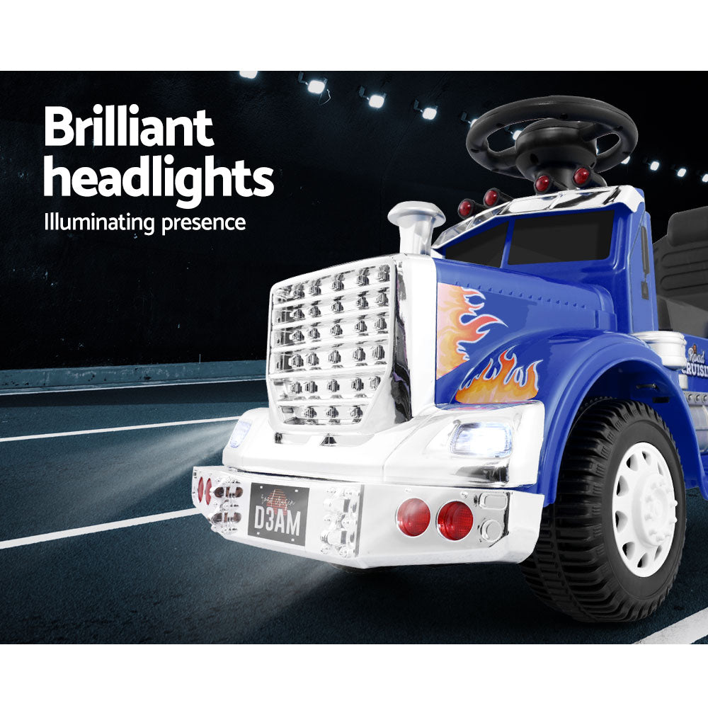 Rigo Kids Electric Ride On Truck 6V Blue - Cosy Abode