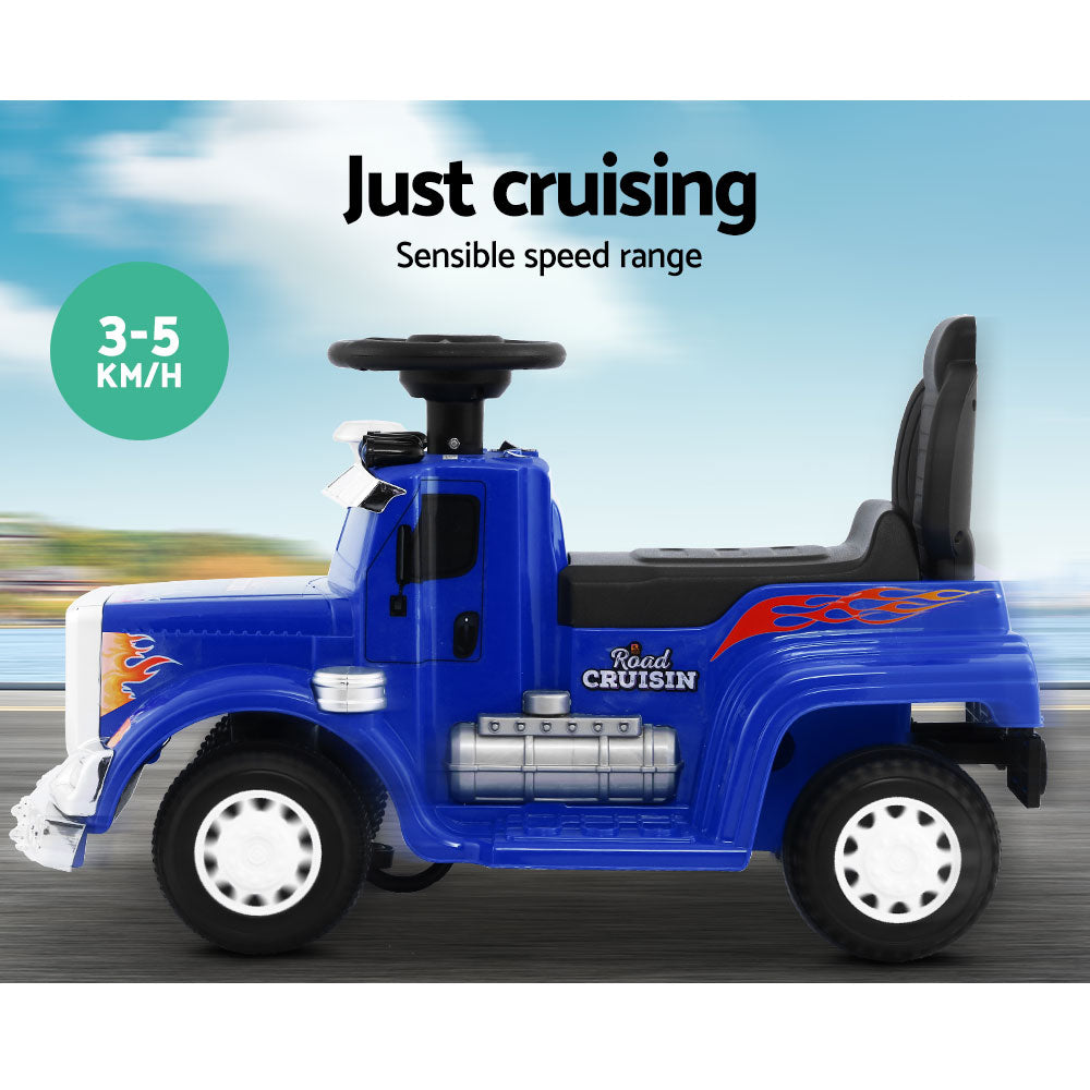 Rigo Kids Electric Ride On Truck 6V Blue - Cosy Abode