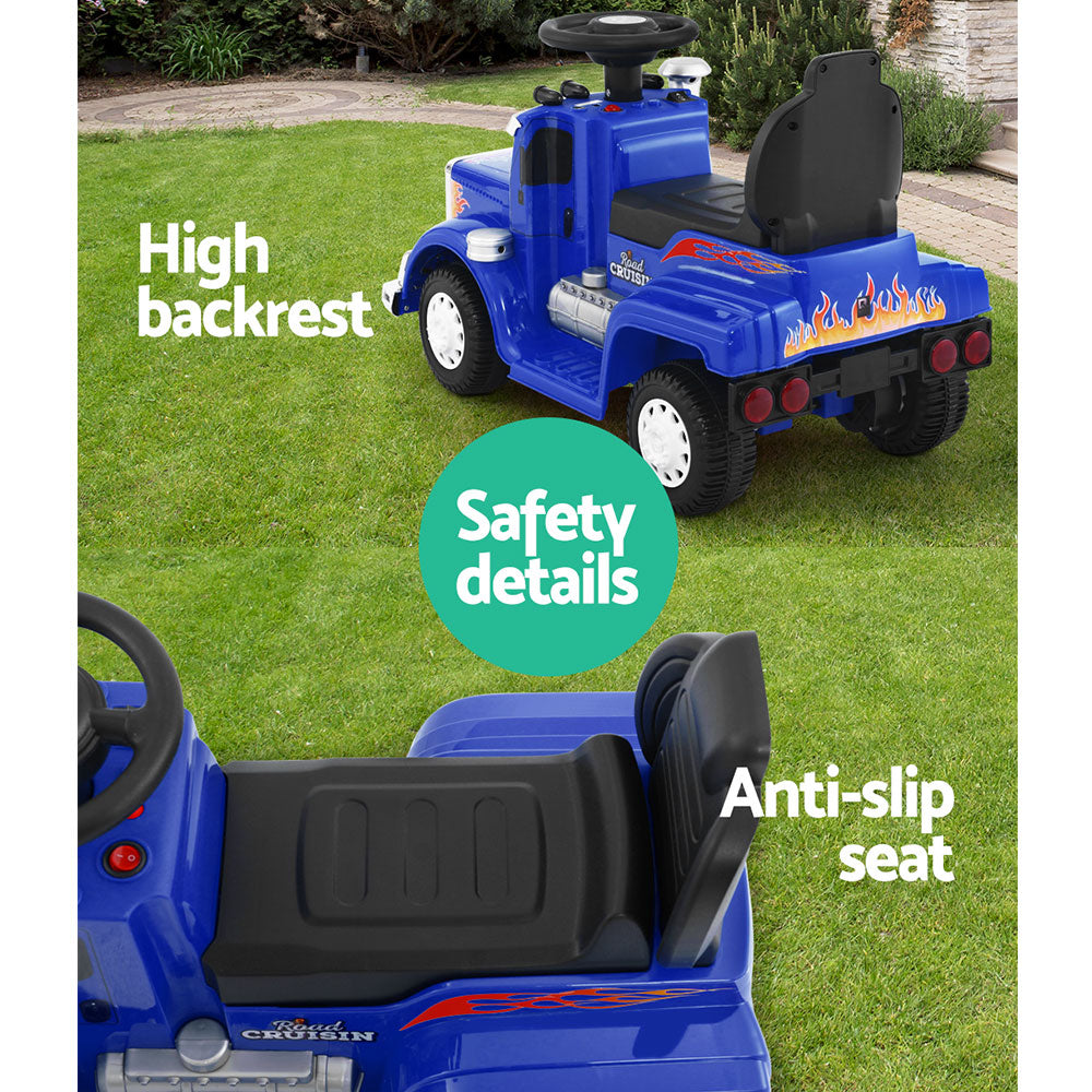 Rigo Kids Electric Ride On Truck 6V Blue - Cosy Abode