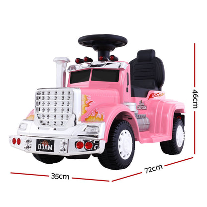 Rigo Kids Electric Ride On Truck 6V Pink - Cosy Abode