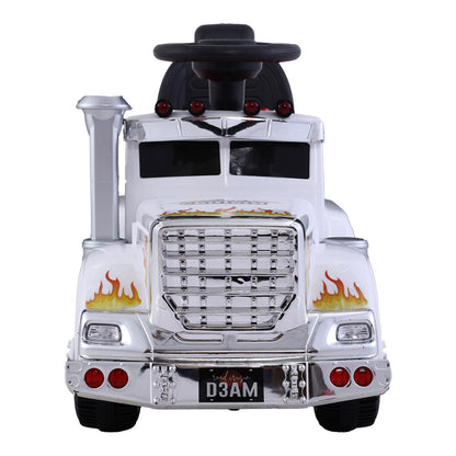 Rigo Kids Electric Ride On Truck 6V White - Cosy Abode