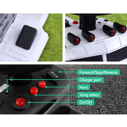 Rigo Kids Electric Ride On Truck 6V White - Cosy Abode