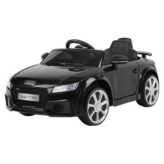 Kids Electric Ride On Car Audi Licensed TTRS Toy Cars Remote 12V Battery Black - Cosy Abode