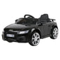 Kids Electric Ride On Car Audi Licensed TTRS Toy Cars Remote 12V Battery Black - Cosy Abode