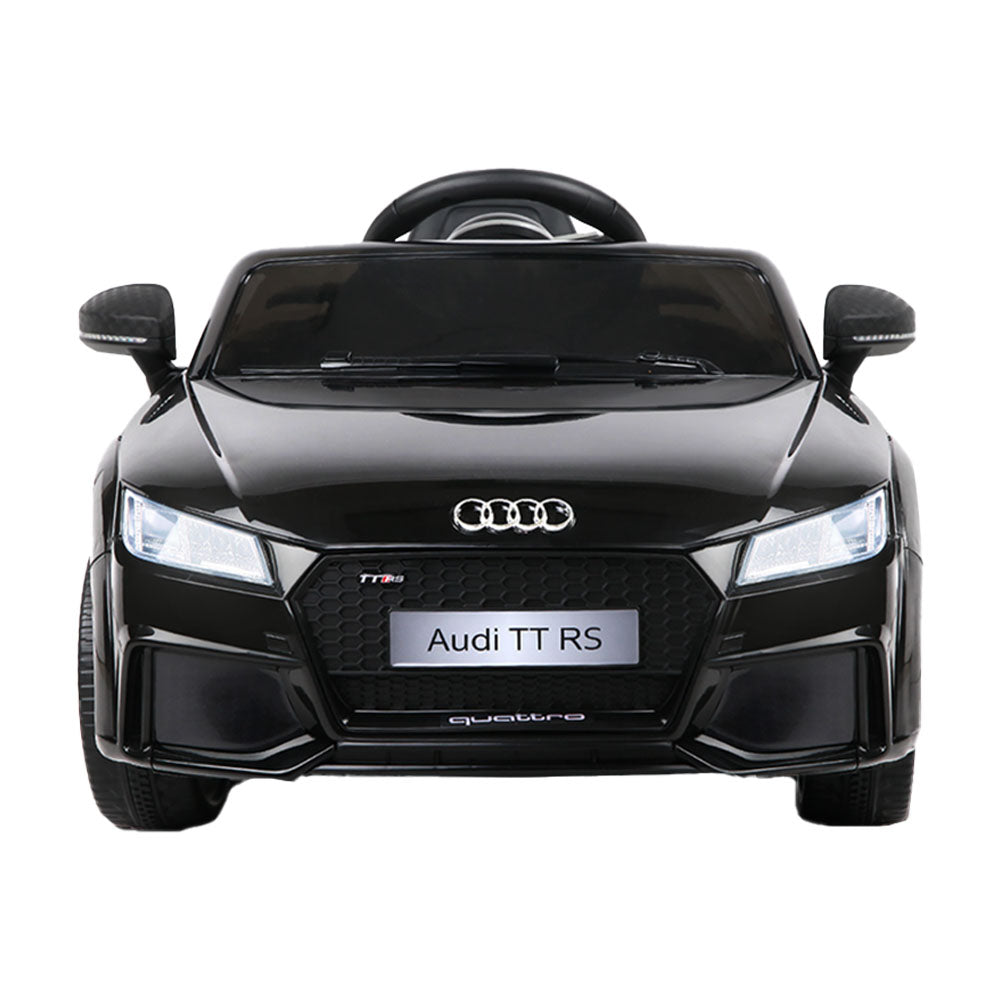 Kids Electric Ride On Car Audi Licensed TTRS Toy Cars Remote 12V Battery Black - Cosy Abode