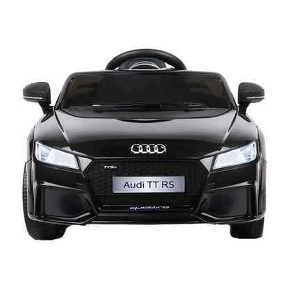 Kids Electric Ride On Car Audi Licensed TTRS Toy Cars Remote 12V Battery Black - Cosy Abode