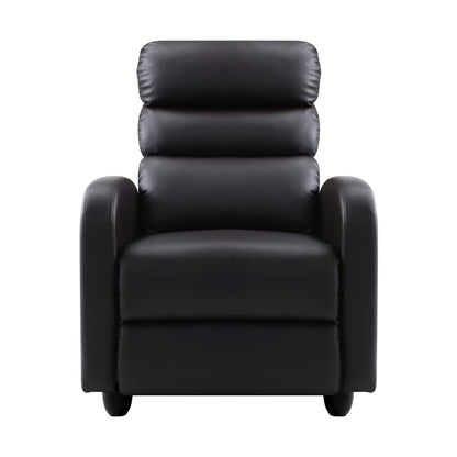 Artiss Recliner Armchair Brown Faux Leather Bolivia - Cosy Abode