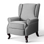 Artiss Recliner Armchair Grey Fabric Domini - Cosy Abode