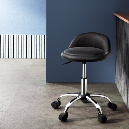 Artiss Salon Stool Swivel Chair Backrest Chairs - Cosy Abode