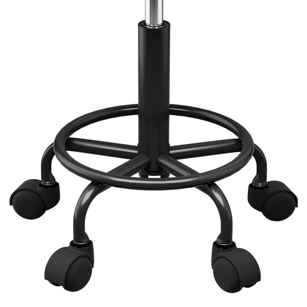 Artiss Salon Stool Round Swivel Chairs Black - Cosy Abode