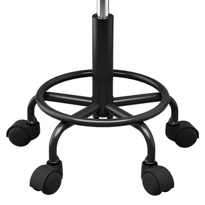 Artiss Salon Stool Round Swivel Chairs Black - Cosy Abode