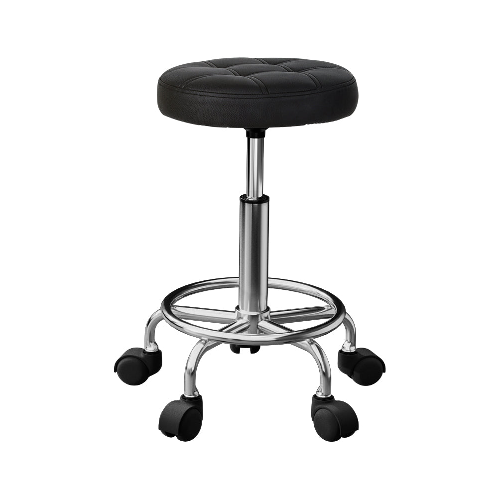 Artiss Salon Stool Round Swivel Chairs - Cosy Abode