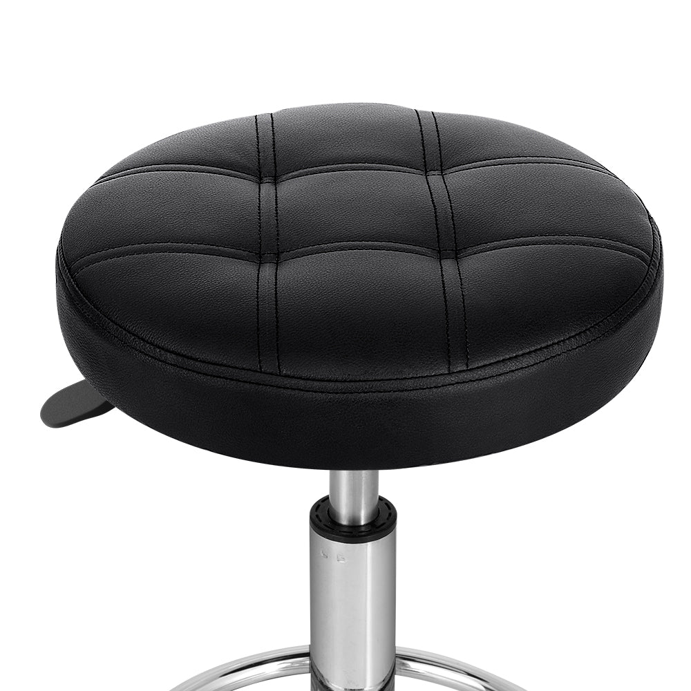 Artiss Salon Stool Round Swivel Chairs - Cosy Abode