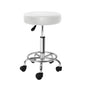Artiss Salon Stool Round Swivel Chair White - Cosy Abode