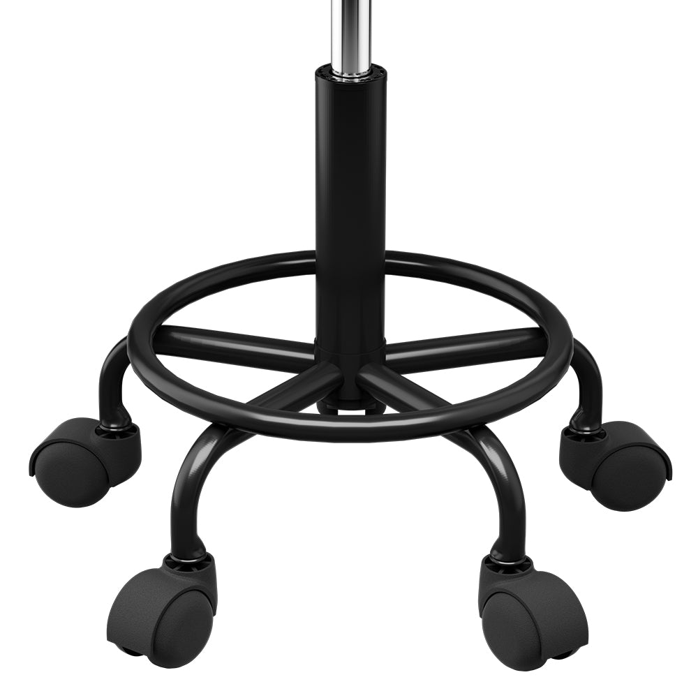 Artiss Salon Stool Square Swivel Chair Black - Cosy Abode