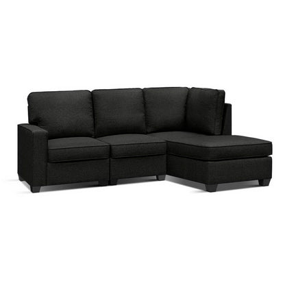 Artiss Modular Sofa Chaise Set 4-seater Dark Grey - Cosy Abode