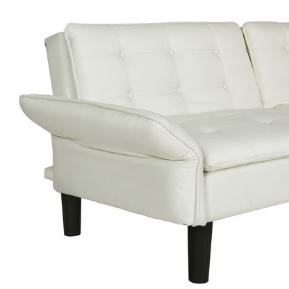 Artiss Sofa Bed 192CM Beige Faux Linen Fabric - Cosy Abode