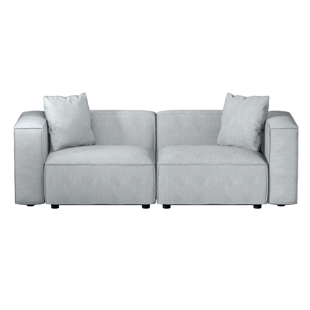Artiss Modular Sofa Chaise Set 2-Seater Grey - Cosy Abode