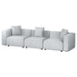 Artiss Modular Sofa Chaise Set 3-Seater Grey - Cosy Abode