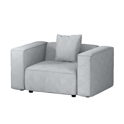 Artiss Modular Sofa Chaise Set 1-Seater Grey - Cosy Abode