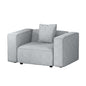 Artiss Modular Sofa Chaise Set 1-Seater Grey - Cosy Abode