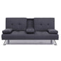 Artiss Sofa Bed 175CM Dark Grey Fabric - Cosy Abode