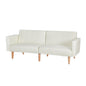 Artiss Sofa Bed 195CM Beige Faux Linen - Cosy Abode