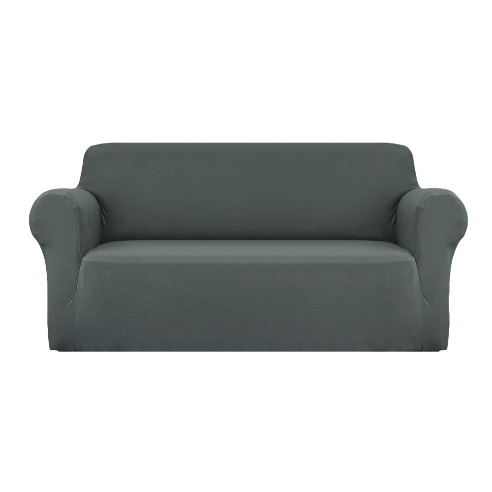 Artiss Sofa Cover Couch Covers 3 Seater Stretch Grey - Cosy Abode