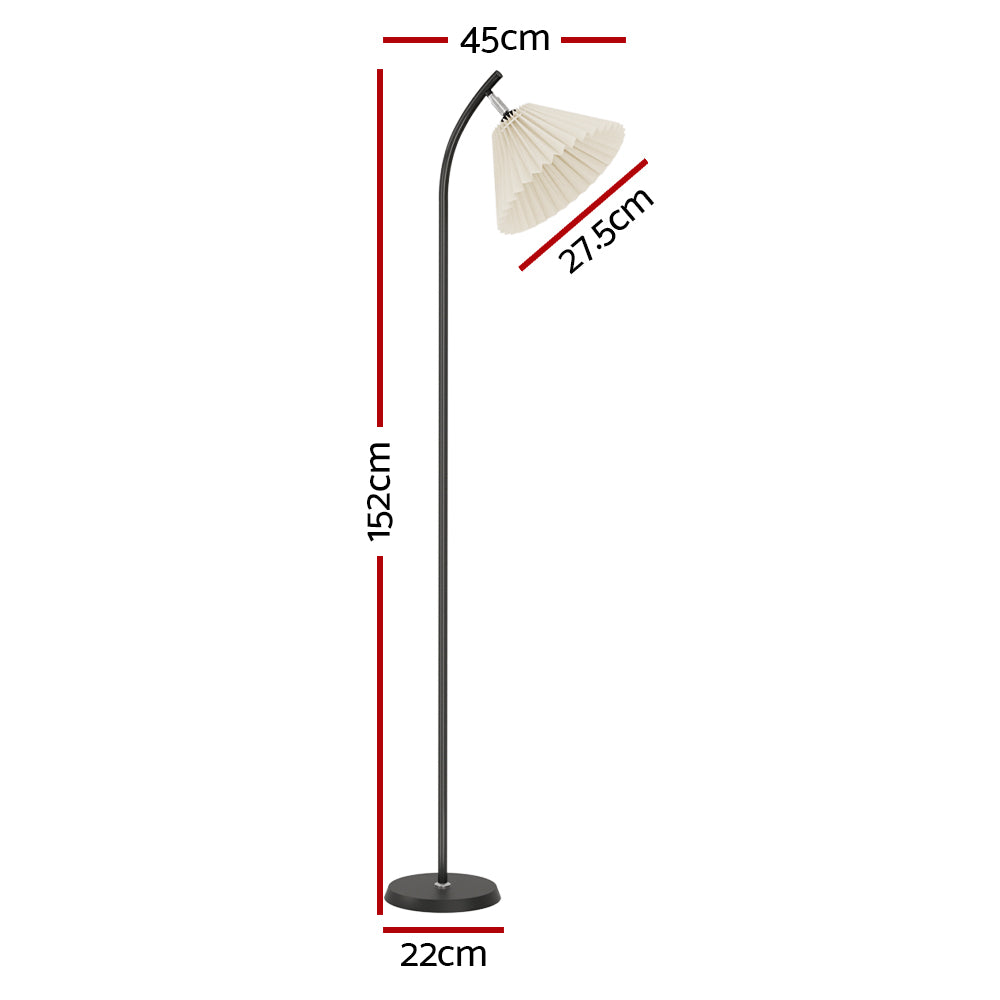 Artiss Floor Lamp LED Light Stand Modern Home Living Room Office Reading White - Cosy Abode