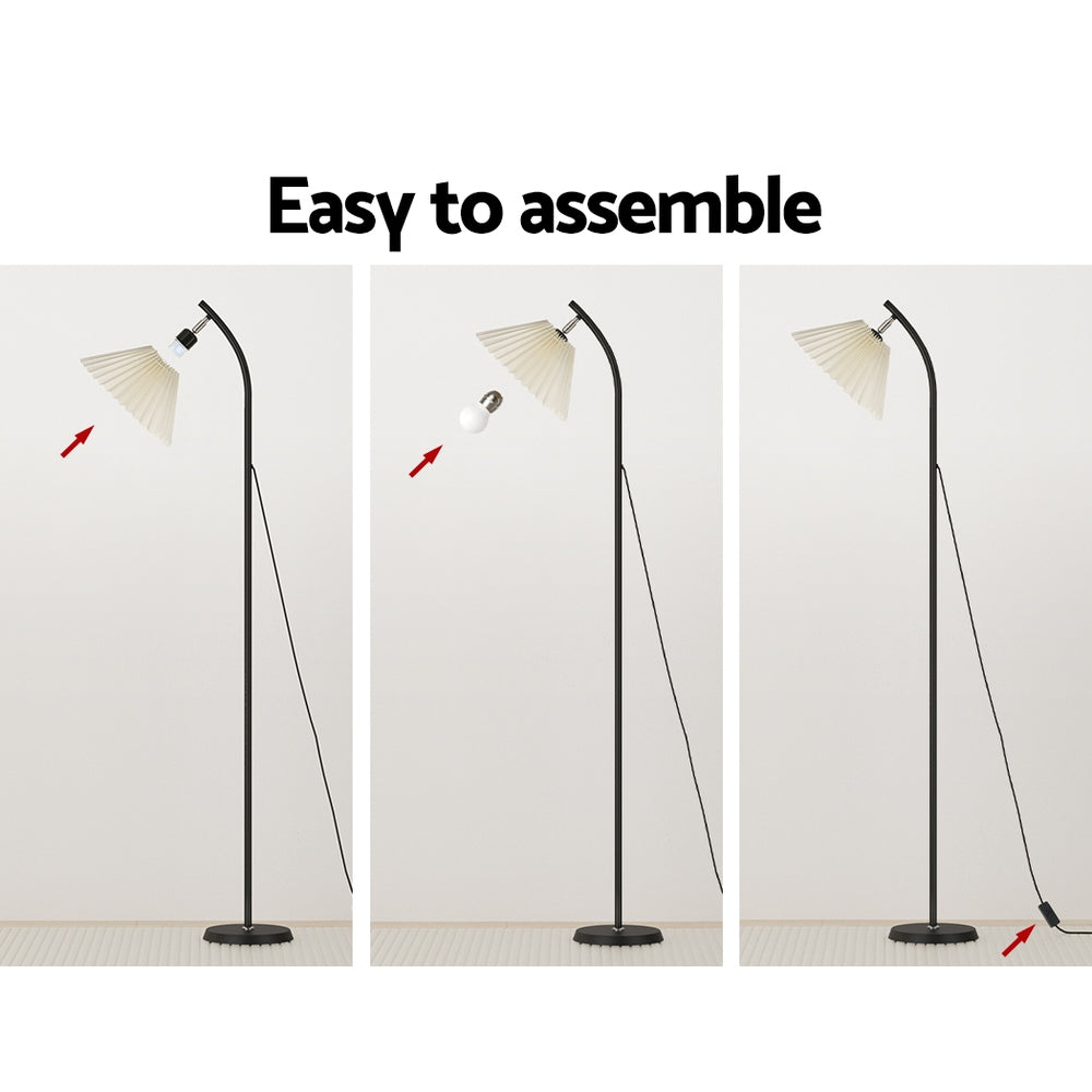 Artiss Floor Lamp LED Light Stand Modern Home Living Room Office Reading White - Cosy Abode