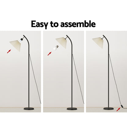 Artiss Floor Lamp LED Light Stand Modern Home Living Room Office Reading White - Cosy Abode