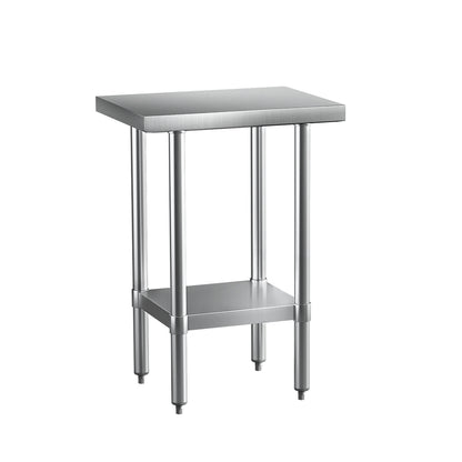 Cefito Stainless Steel Kitchen Benches Work Bench 610x457mm 430 - Cosy Abode