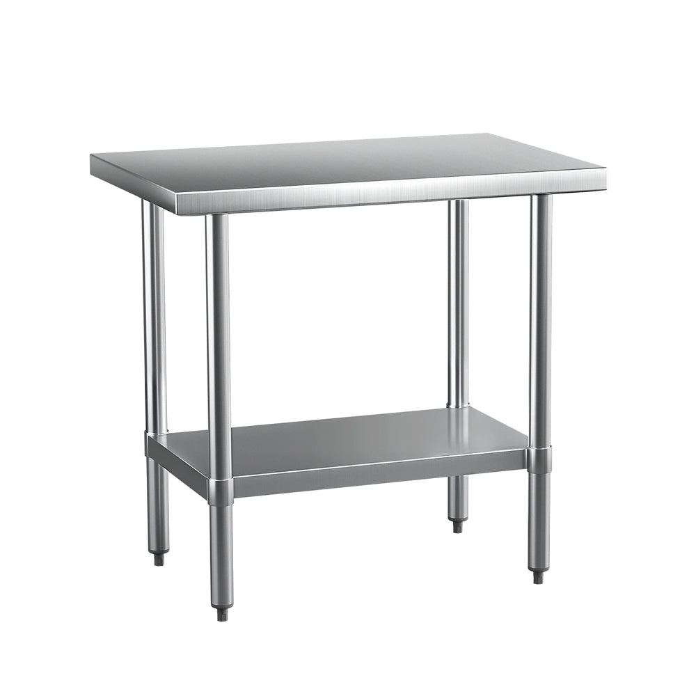 Cefito Stainless Steel Kitchen Benches Work Bench 910x610mm 430 - Cosy Abode