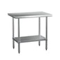 Cefito Stainless Steel Kitchen Benches Work Bench 910x610mm 430 - Cosy Abode