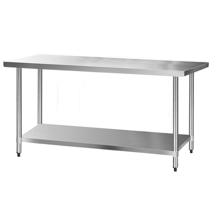 Cefito 1829x760mm Stainless Steel Kitchen Bench 430 - Cosy Abode