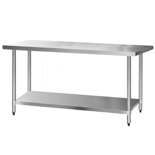 Cefito 1829x760mm Stainless Steel Kitchen Bench 430 - Cosy Abode