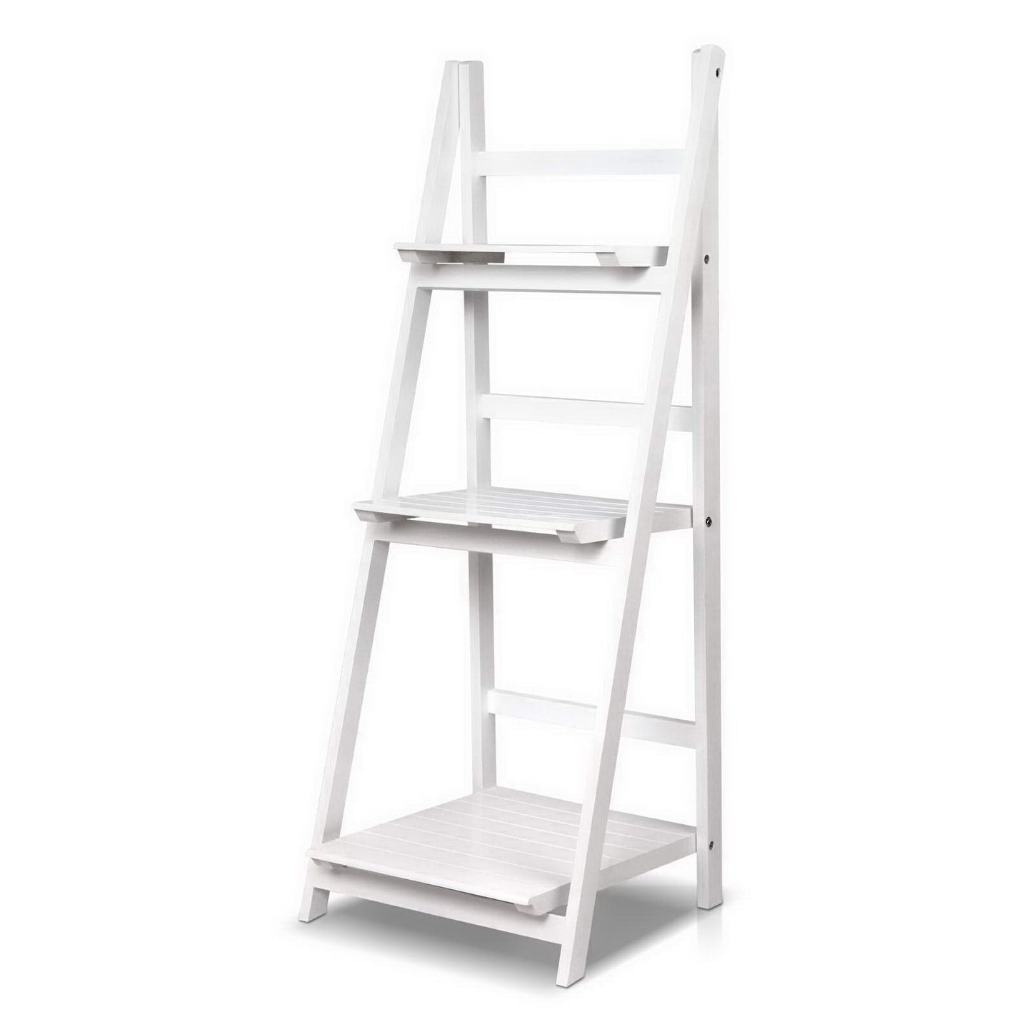 Artiss Bookshelf Corner Shelf 3 Tiers - ZANE White - Cosy Abode