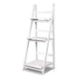 Artiss Bookshelf Corner Shelf 3 Tiers - ZANE White - Cosy Abode