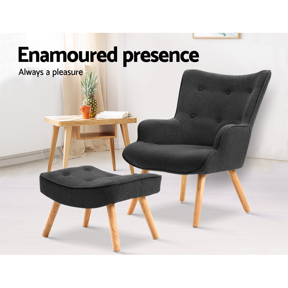 Artiss LANSAR Lounge Accent Chair - Cosy Abode