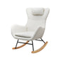 Artiss Rocking Chair Armchair Pillow Boucle White - Cosy Abode