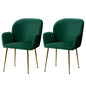 Artiss Dining Chairs Set of 2 Velvet Armchair Green - Cosy Abode