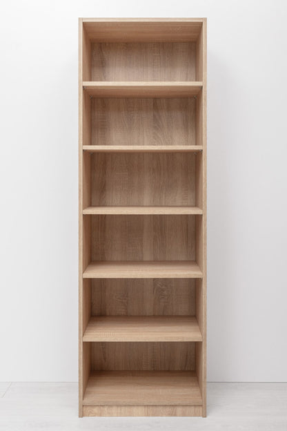 GENEVA SIX SHELF BUILD IN WARDROBE - NATURAL OAK - Cosy Abode