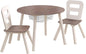 Round Table and 2 Chair Set for children (Grey) - Cosy Abode
