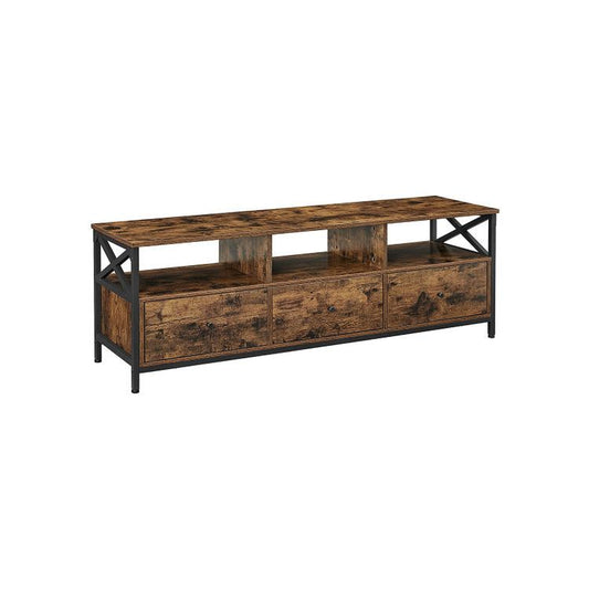 Modern Wooden TV Cabinet Holds TVs - Cosy Abode