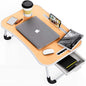 CARLA HOME Laptop Bed Desk with Storage and foldable legs for Adults, Kids & Home Office - Cosy Abode