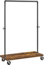 Clothes Rack Rustic Brown Black - Cosy Abode