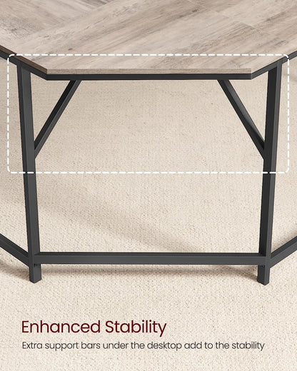 L-Shaped Computer Corner Desk Home Office - Cosy Abode