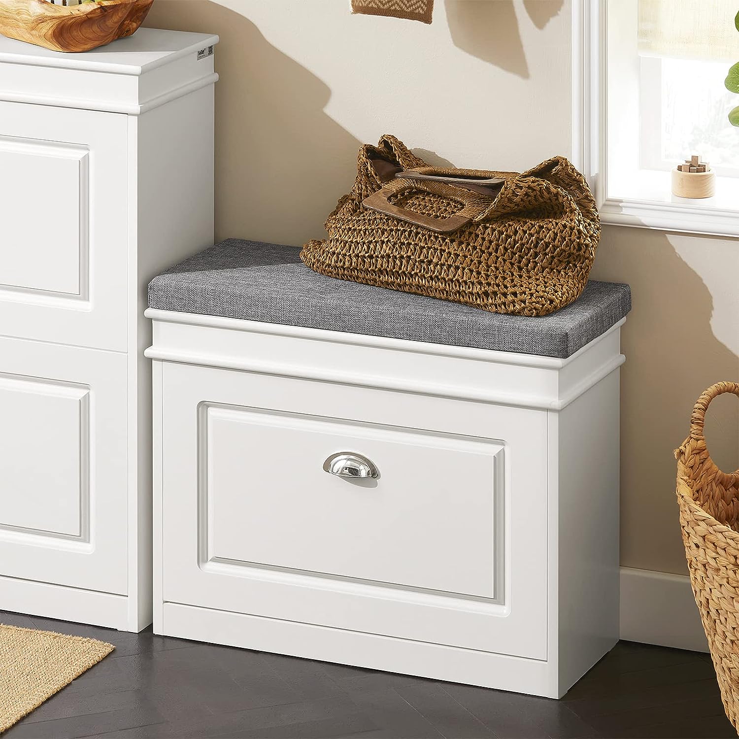 Tilt-Out Shoe Cabinet Shoe Rack - Cosy Abode